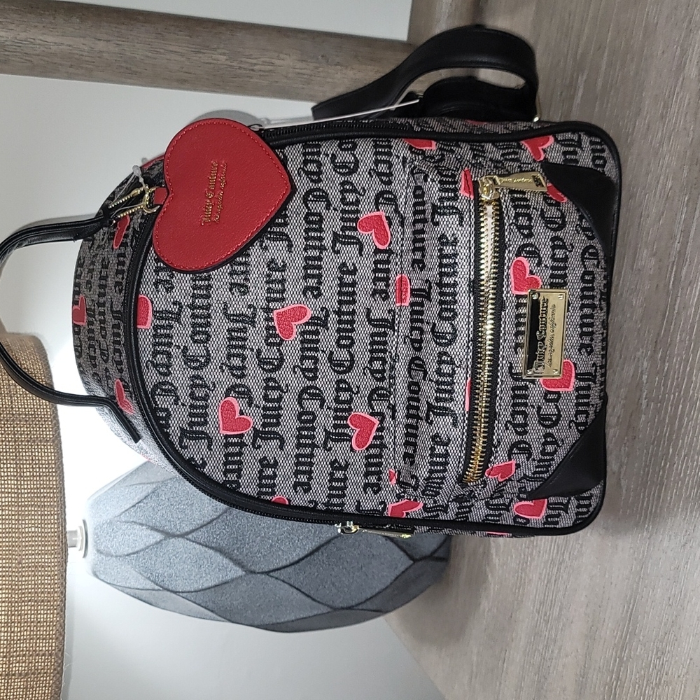 NWT Juicy Couture Heart Backpack